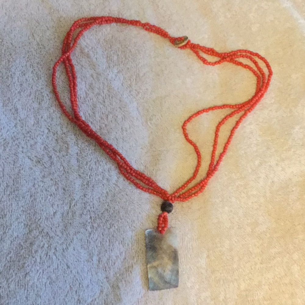 Shell & bead necklace